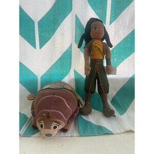 Raya and Tuk tuk The Last Dragon Plush 10" Doll Stuffed Toy Disney Store